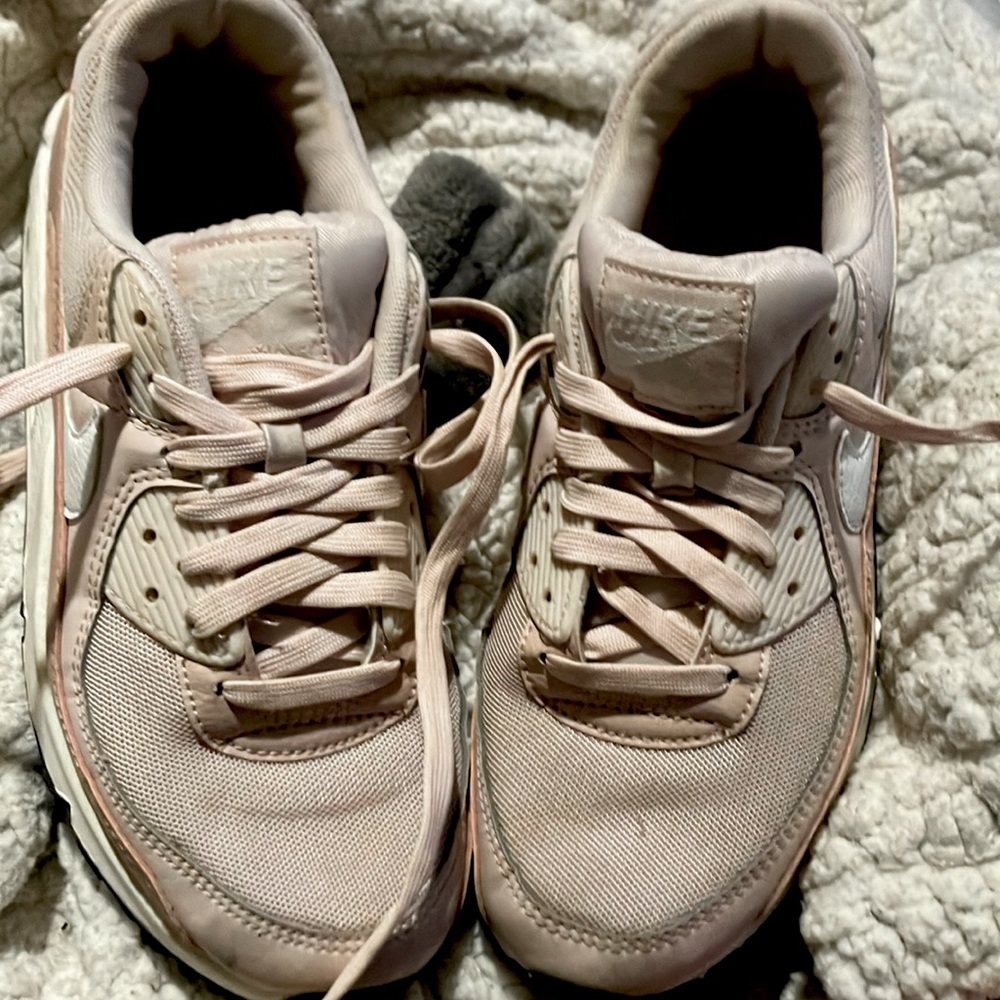 the tops of the shoes